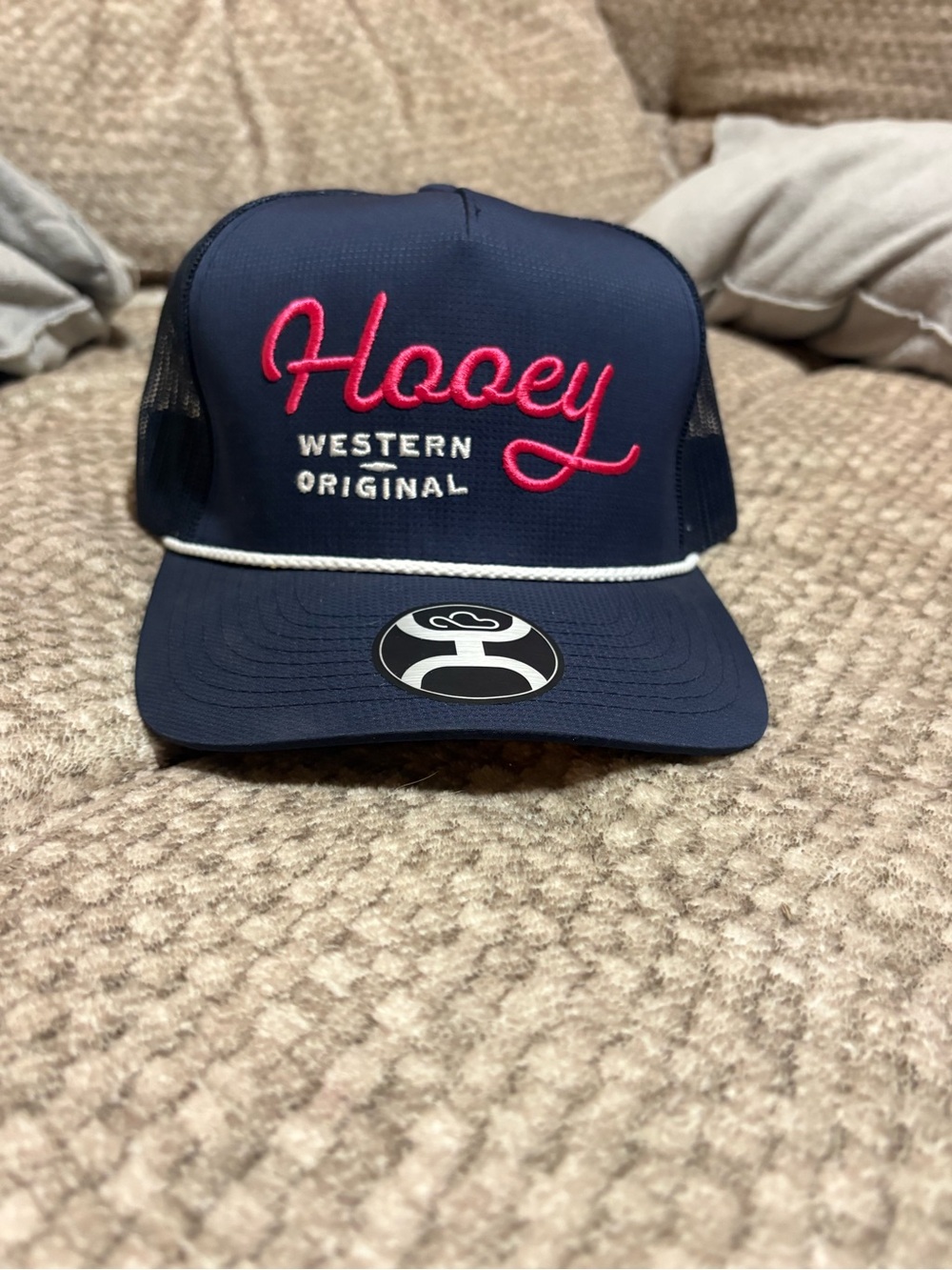 Hat on couch